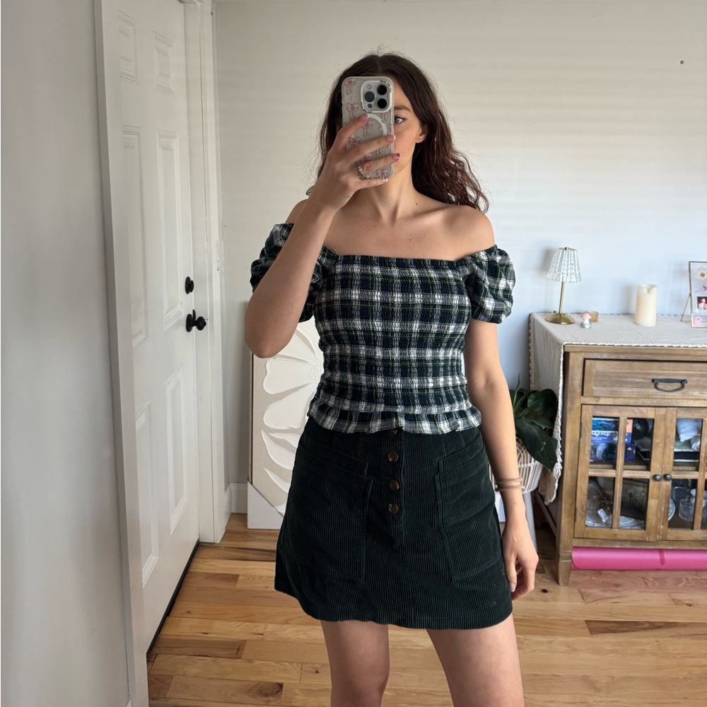 Corduroy skirt